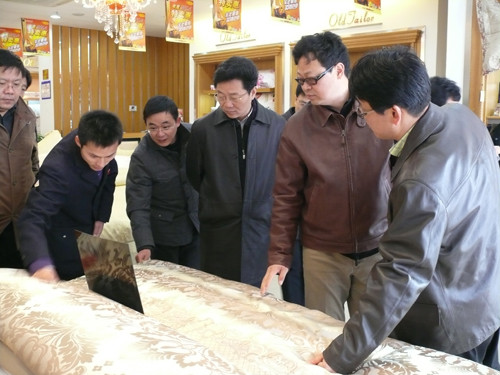 南京市政府副市长陈刚一行来赛城集团参观考察