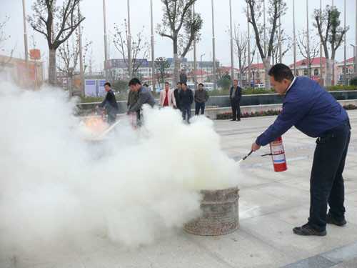 中国叠石桥国际家纺城举行“119”消防演练宣传活动