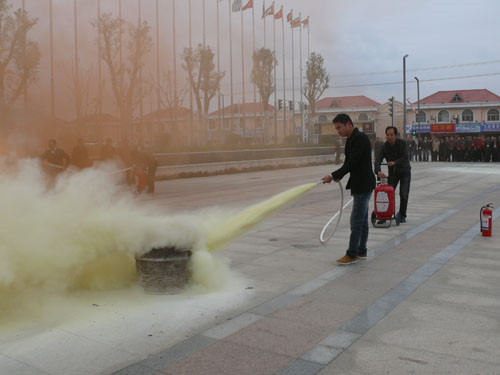 中国叠石桥国际家纺城举行“119”消防演练宣传活动