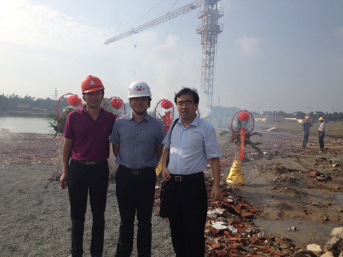 三星建筑公司承建的西部集团美墅.金水湾项目开工典礼隆重举行