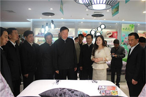 省委书记罗志军在海门工业园区专题调研叠石桥家纺外贸发展与市场采购贸易方式工作