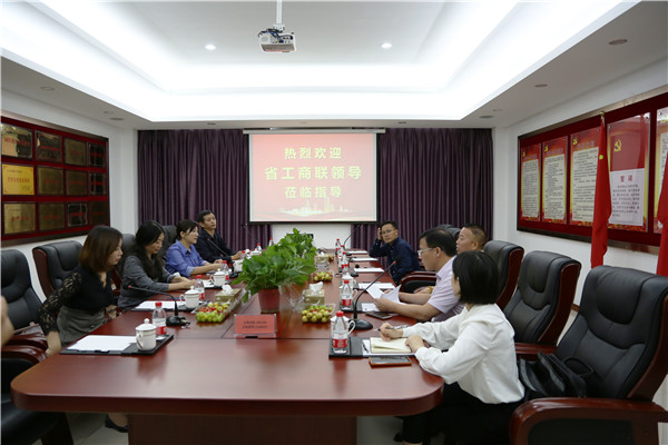 省工商联调研组来集团调研海外商会建设情况